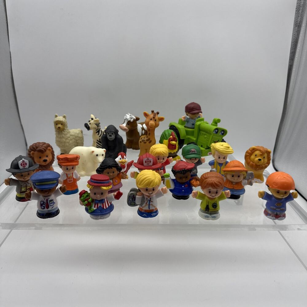 Vintage Little People Figures , Animals, Birds & Tractor Lot Of 26 - Some Rare